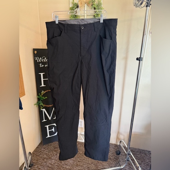 Eddie Bauer Fleece Lined Tech Pants Mens size 38x32 Outdoor Camping Hiki… - Picture 3 of 6